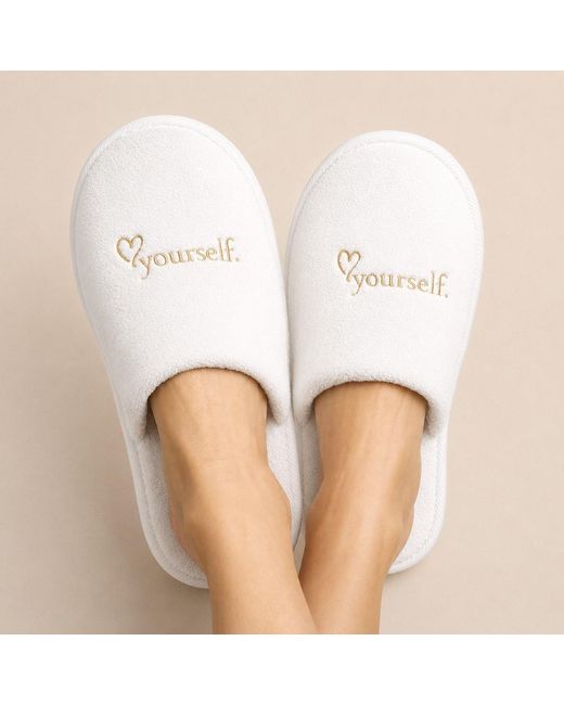 Rejected Hearts Club Black Love Yourself Slippers