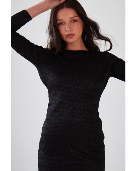 Sarvin Black Backless Dress