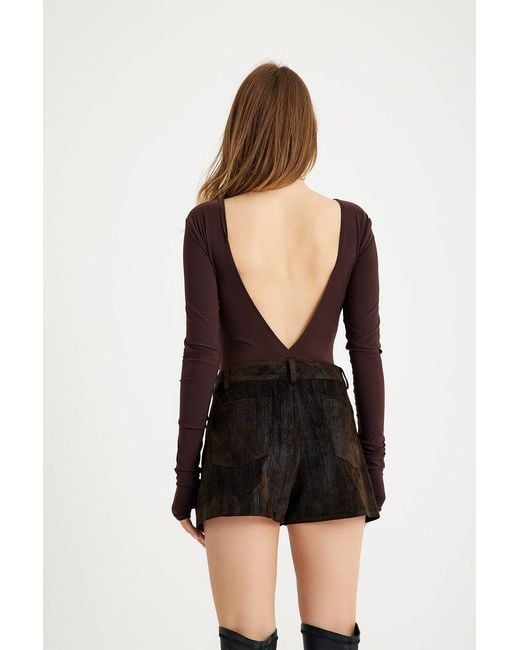 Growny White Liona Bodysuit