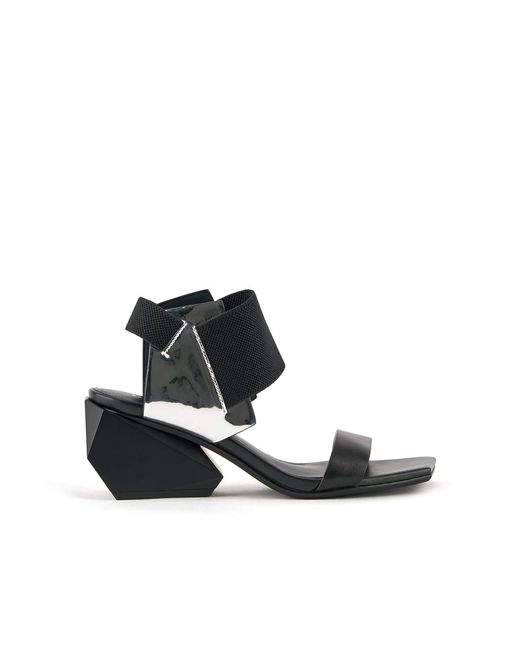 United Nude Black Ricky Sandal Mid