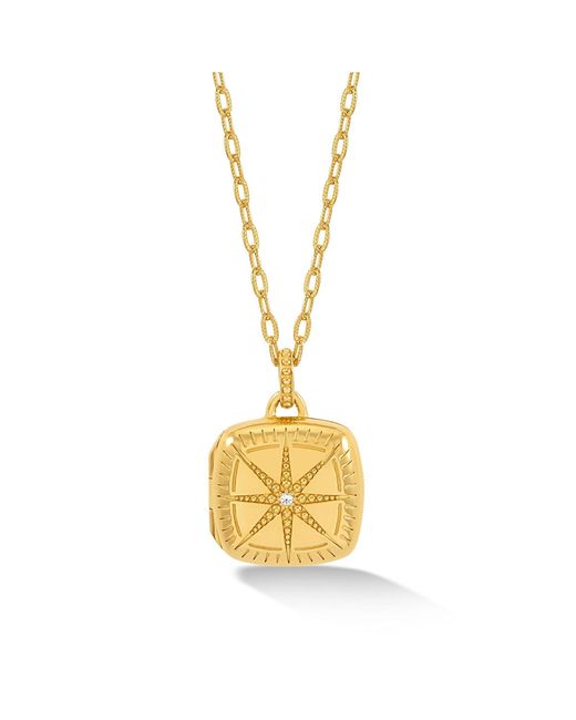 Dower & Hall Metallic Sapphire Stellar Locket