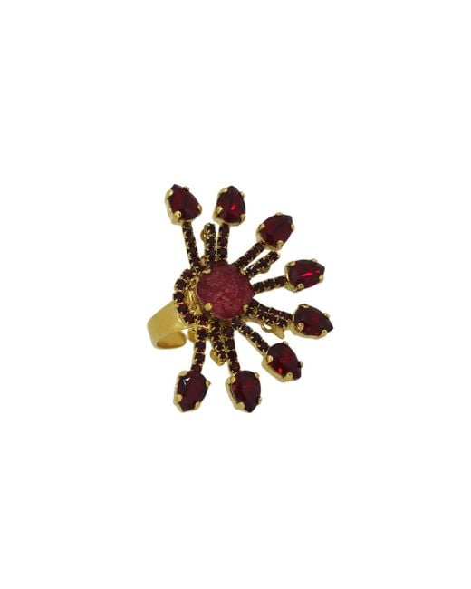 Vicki Sarge Multicolor Yuletide Burst Ring
