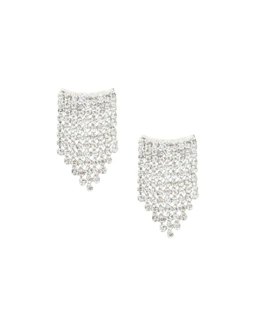 Maison De Gala White Eva Crystal Dangle Earring
