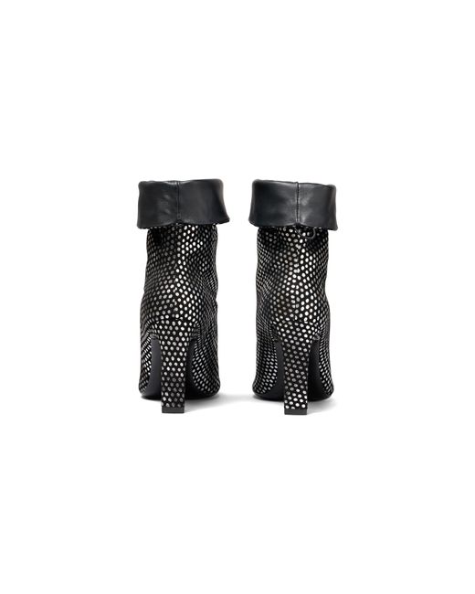 Il Fratellino Black High Voltage Heeled Open Toe Ankle Booties