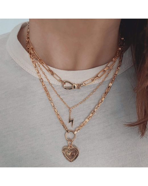 IN CAUDA VENENUM Metallic Kali Necklace