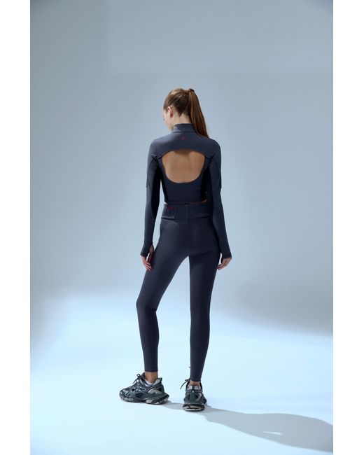 Pcfg Black Your Itch High Neck Active Top