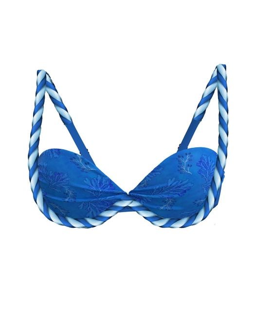 Blackbough Swim Blue Katya Rope Underwire Top Reef