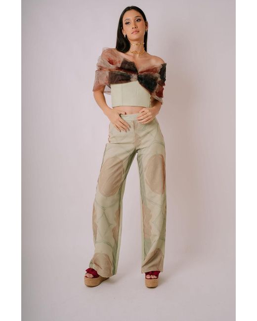 San Malo Brown Tessa Bow Corset