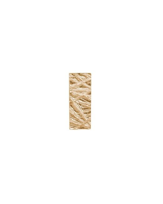 Edge Only White Rugged Pin 18Ct Vermeil for men