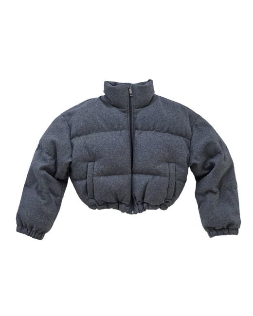 Circular Path Gray X Wren + Glory Boxy Puffer Jacket