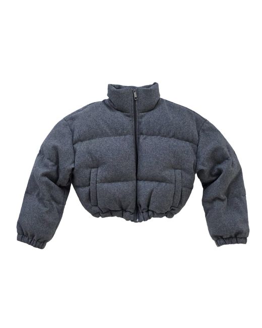 Circular Path Gray X Wren + Glory Boxy Puffer Jacket