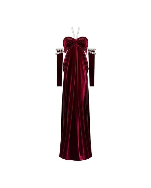 Nur Karaata Red Royal Ancestry Dress