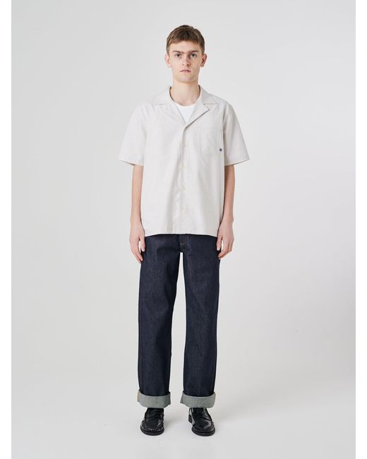 Uskees Gray Neutrals Cuban Shirt for men