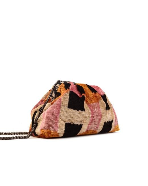 SJW BAGS LONDON Multicolor Victoria Ikat Mini Pouch Bag