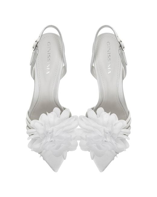 Ginissima White Julia Sandals
