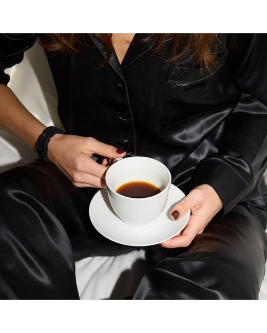 Silk Works Black Pyjama Set