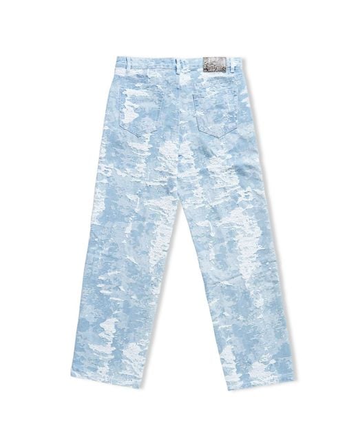 VERYRARE Blue Skel Sword Pants for men