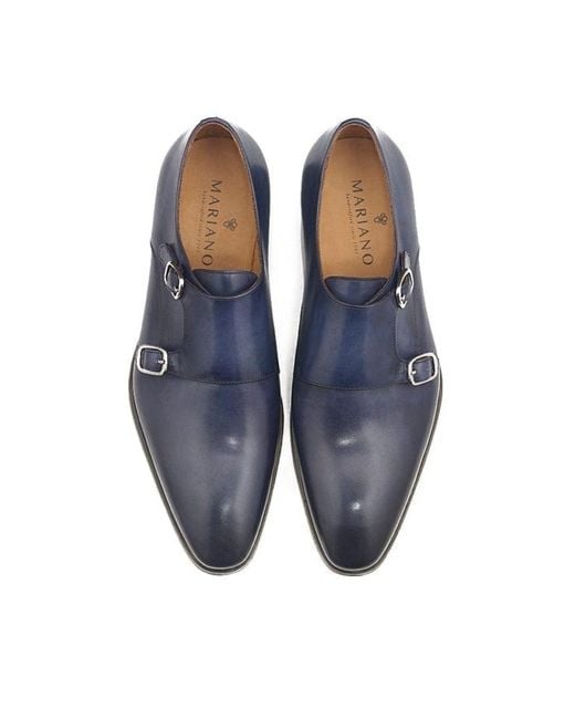 Mariano Shoes Blue Monforte Oxford for men