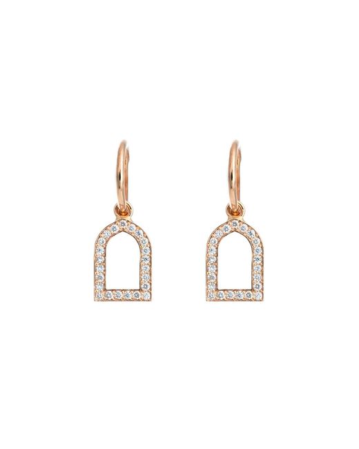 Sheida Farrokhi Metallic Rose Sahra Diamond Earrings