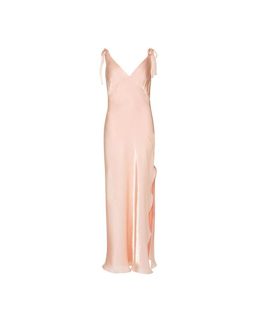 Roses Are Red Pink Neutrals Joy Dress In Peach