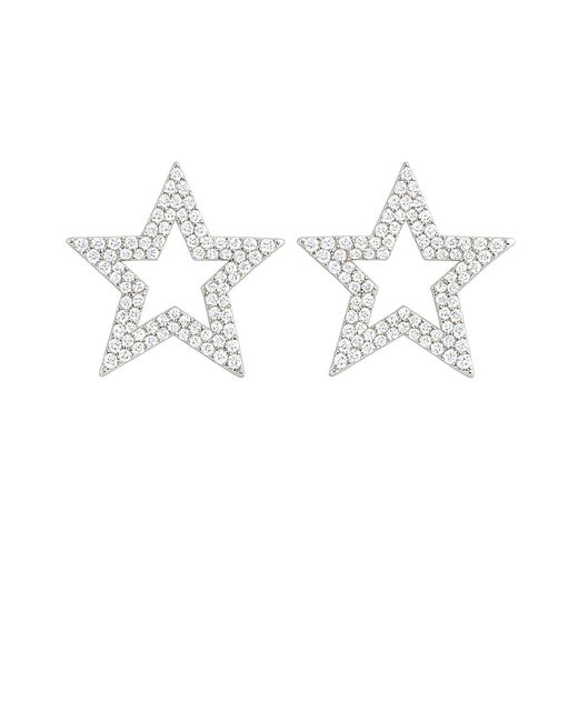 Maison De Gala Metallic Nova Open Star Earrings