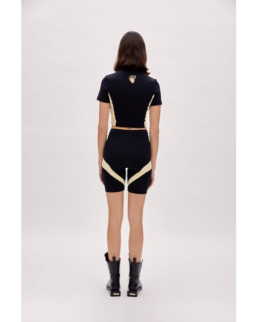 Pcfg Black Neutrals Boomerang Biker Short