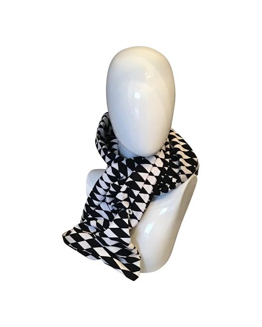 Romer Millinery Black Twisturban Turban & Diamond Pattern