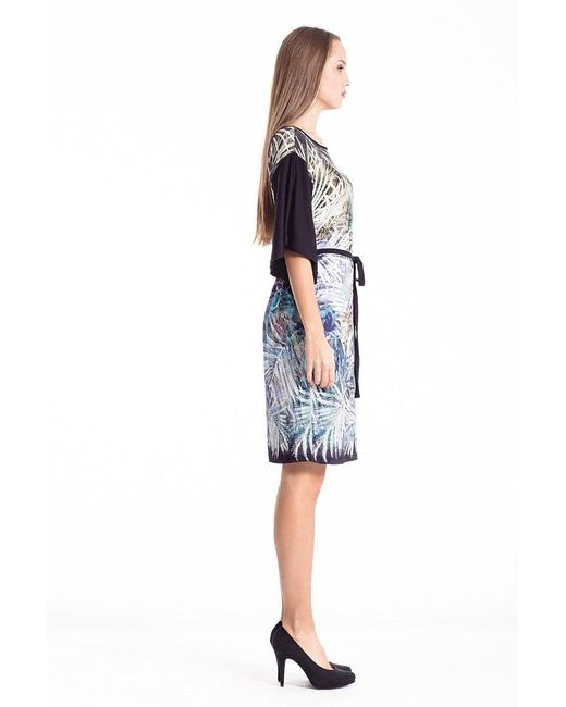 Conquista Black Tie Waist Dress