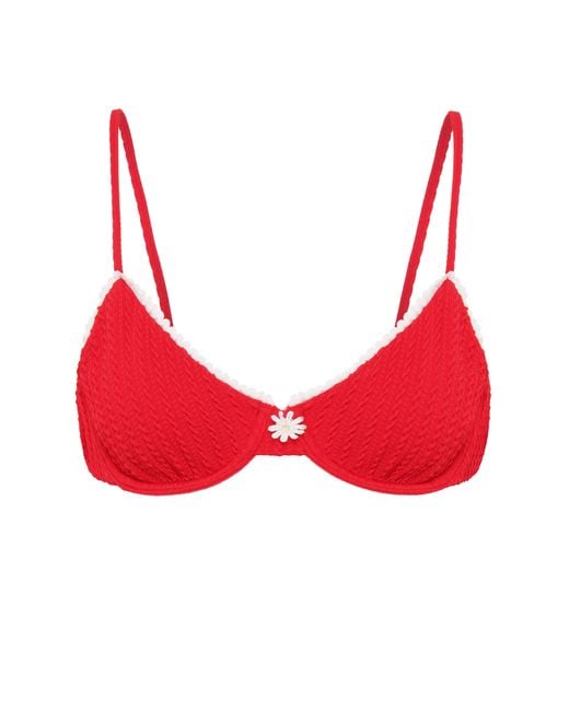 Wild Lovers Red Chilli Bikini Top