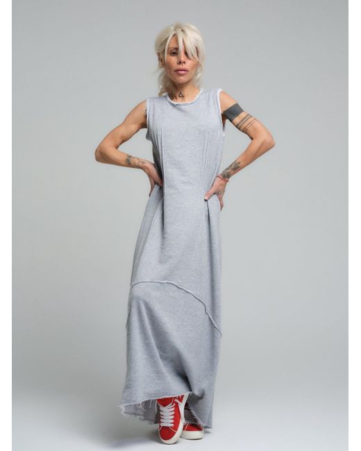 Clothes by Locker Room Gray Relaxed-Fit Maxi Dress