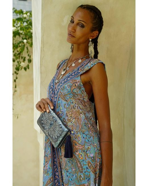 Jodi Lee Blue Love Story Owl Wallet Metallic