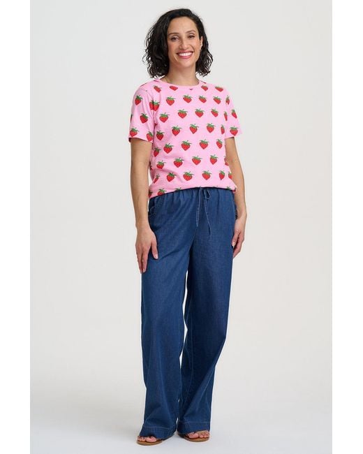 Sugarhill Pink Maggie T Shirt Strawberries