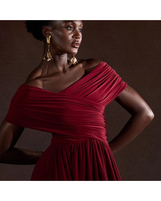 Celestine & Mae Purple Sidra Maxi Dress