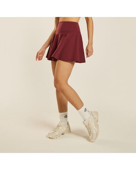 Be Athletica Red Be One Eighty Skort