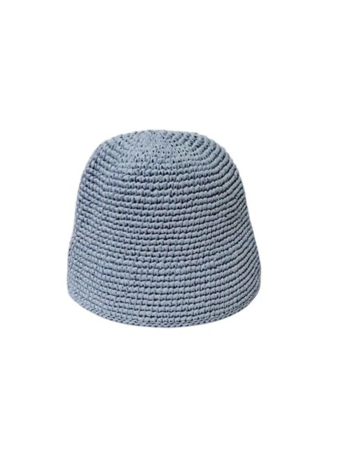 Springmoonatelier Blue Light Raffia Special Summer Hat