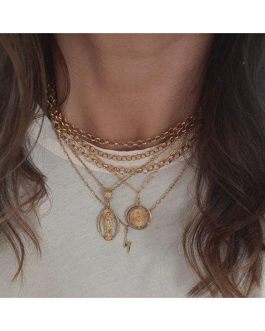 IN CAUDA VENENUM Metallic Zorya Necklace