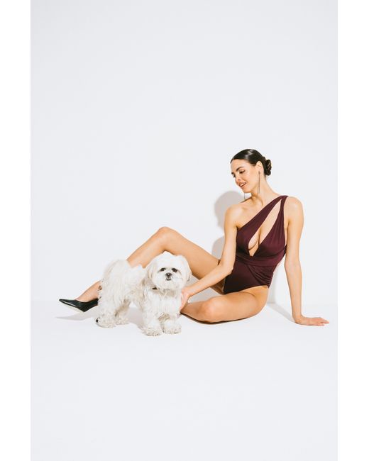 Room 24 Purple Sophia One Piece Bordeaux