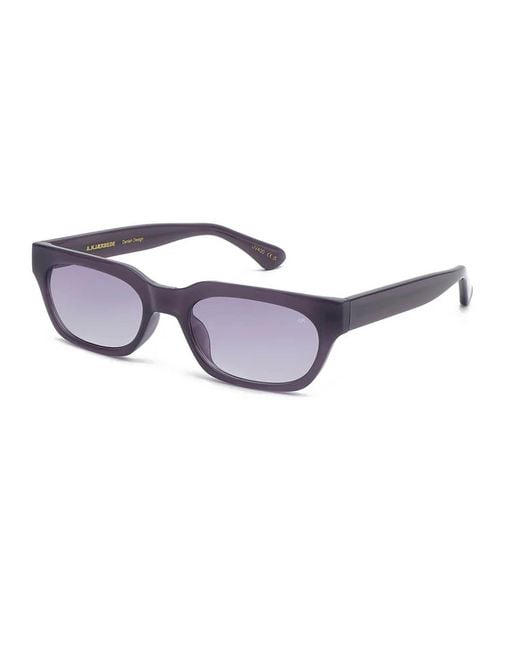 A.Kjærbede Purple Bror Sunglasses Shadow for men