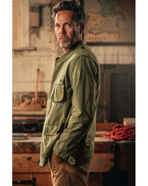 &SONS Trading Co Green Carter Jungle Jacket for men
