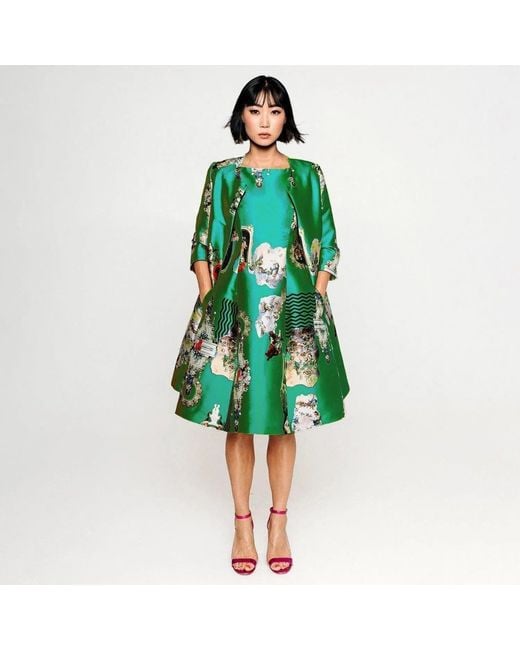 Maxjenny Green Tailored Coat
