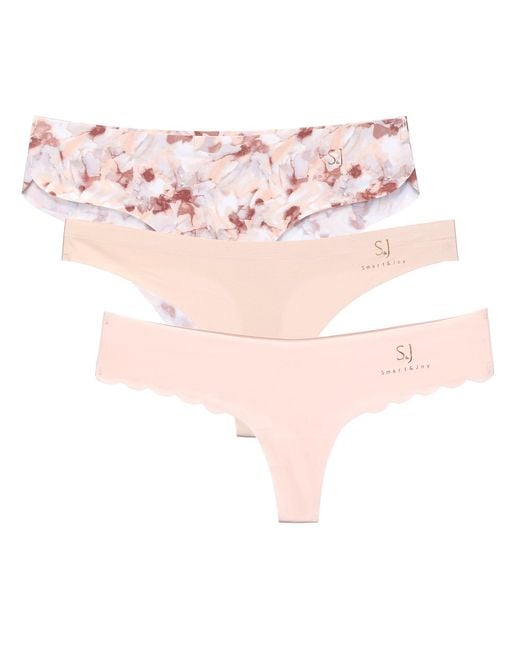 Smart and Joy Pink Amour Secrets Trio Of Invisible Panties With A Sensual Touch