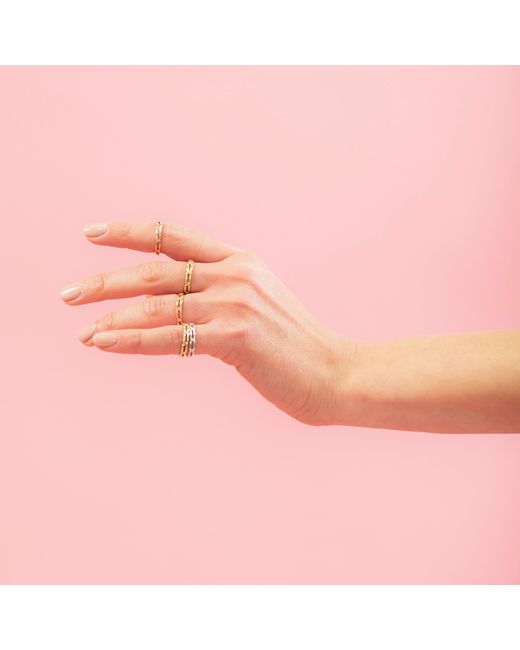 Maya Brenner Metallic Link Ring