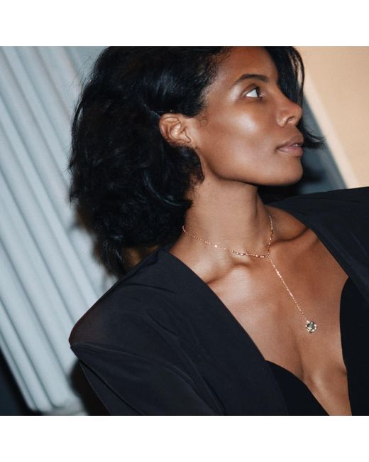 Studio Baloge Metallic Suspendue Necklace – Long