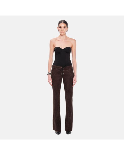 OW Collection Black Reese Corset Top