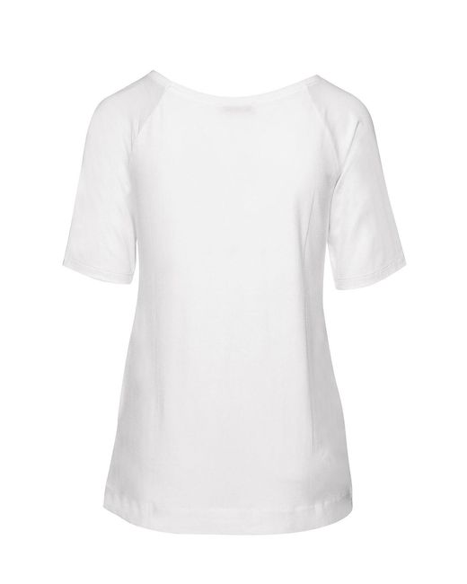Conquista White Print Top By Swl
