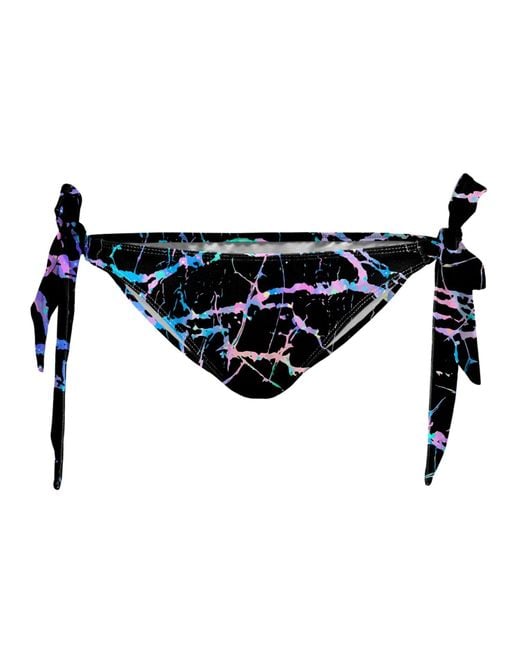 Aloha From Deer Blue Nocturnal Glow Bikini Bows Bottom