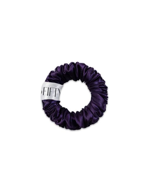 6Fiftytwo® Blue Pure Mulberry Mini Silk Scrunchies