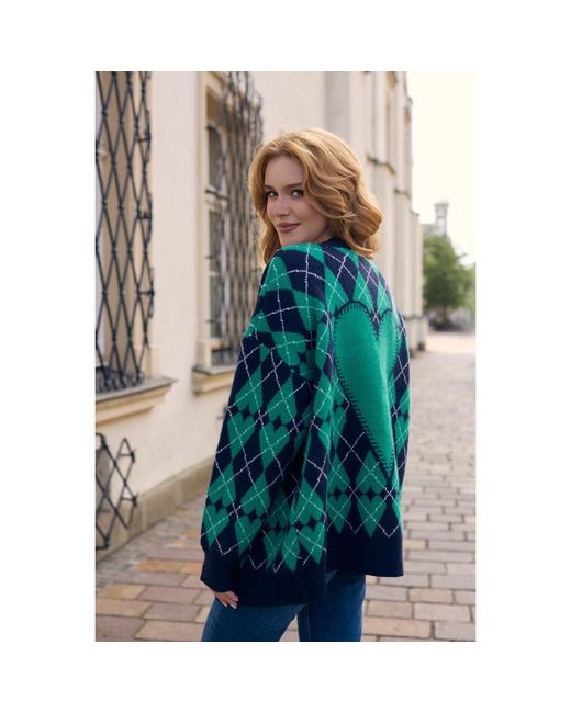 Saachi Green Grandpa Heart Cardigan