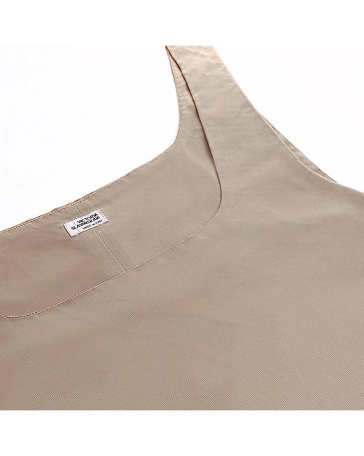 Victoria Slavinskaia Brown Neutrals Silk Mini Dress