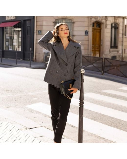 Gaâla Blue Dominique Short Coat